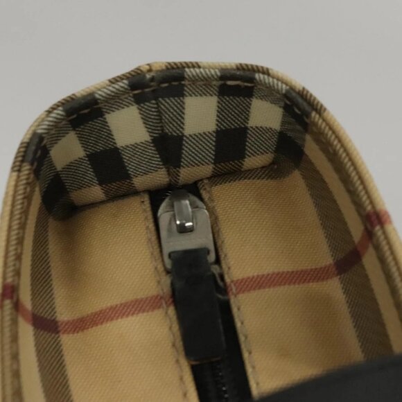 BURBERRY Nova Check Hand Bag PVC Beige Auth - Picture 10 of 16